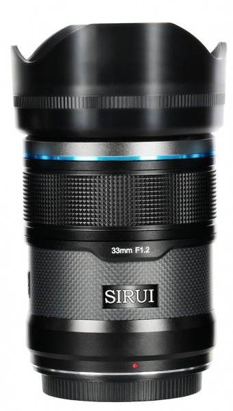 Sirui Sniper 33mm F1.2 APS-C Auto-Focus Lens (Fuji X-Mount, Black, Carbon Fiber)