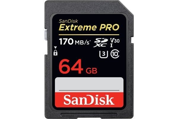 SanDisk ExtremePro SD 64GB 170mb/s