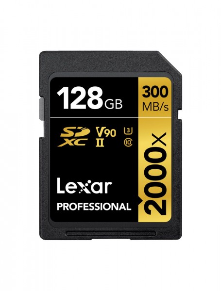 Lexar 128 GB SDXC UHS-II V90 300 MB/s