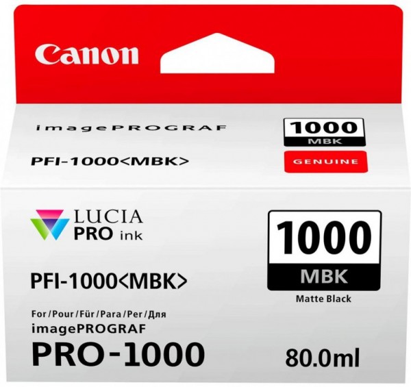 Canon Ink PFI-1000MBK Matte Black