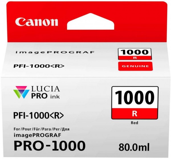 Canon Ink PFI-1000R Red