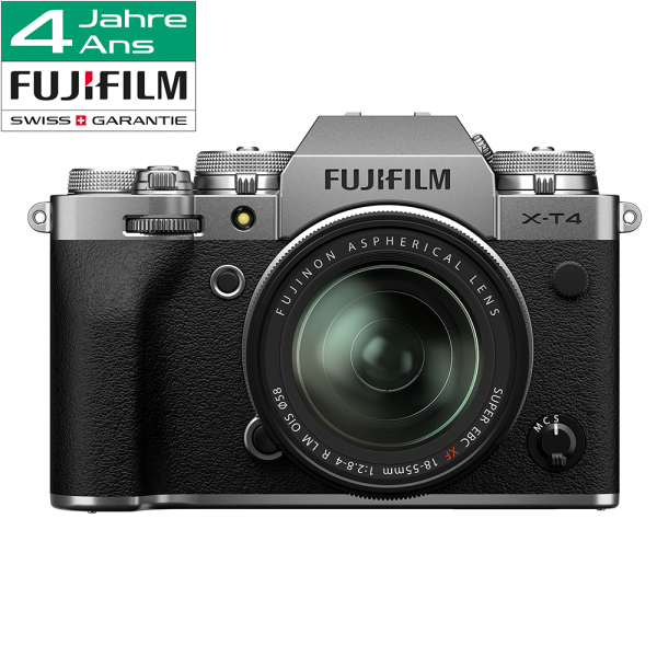 Fujifilm X-T4 Kit XF 18-55mm silber-4 Jahre CH Fachhandelsgarantie