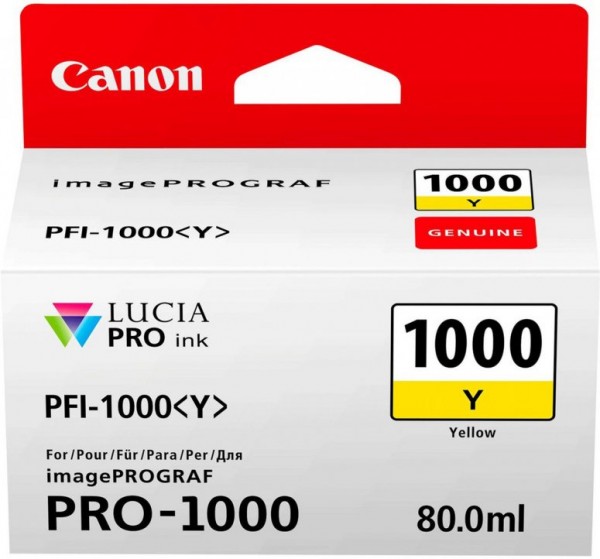 Canon Ink PFI-1000Y Yellow