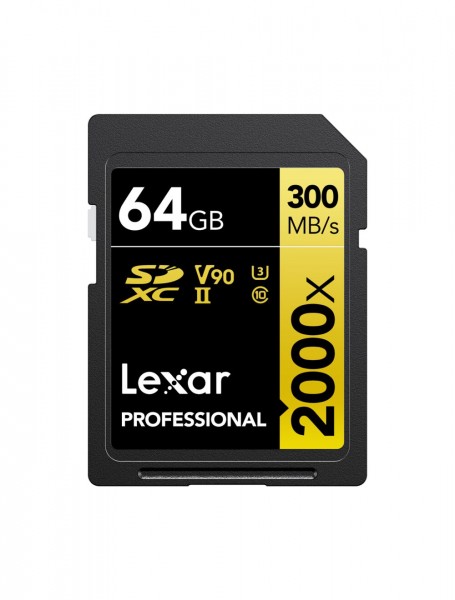 Lexar 64 GB SDXC UHS-II V90 300 MB/s