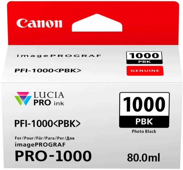 Canon Ink PFI-1000PBK Photo Black